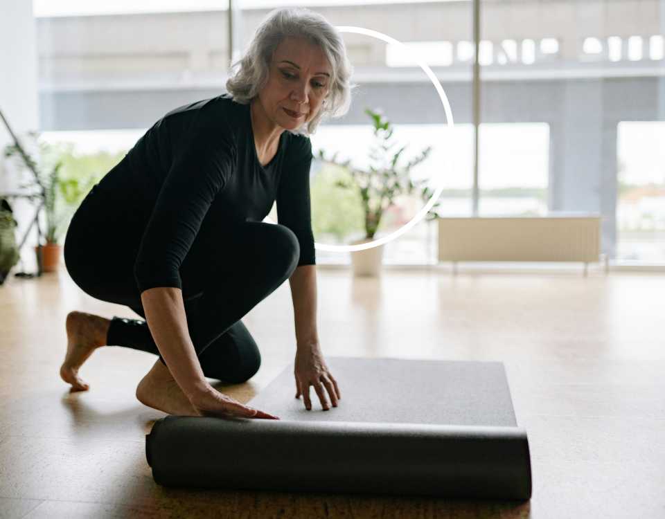 Femme ménopause active et sportive